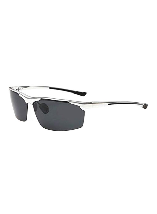 Men's Wrap UV Protection Plastic Sunglasses - Image 2
