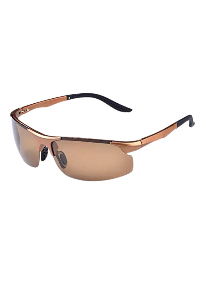 Men's Multipurpose Sample Rectangular Polarized Sunglasses - Image 2