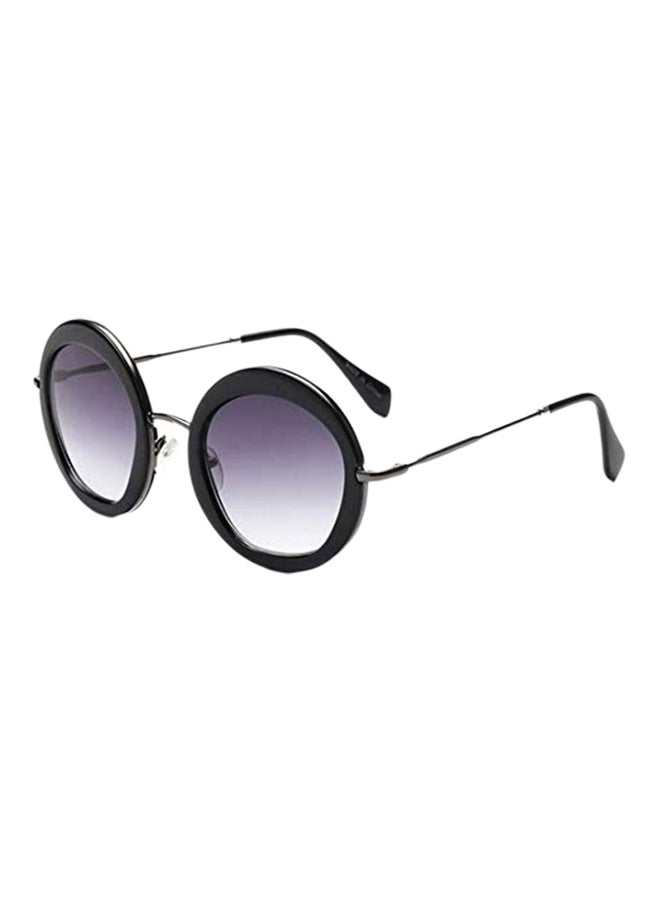 Retro Round Mirrored Metal Sunglasses