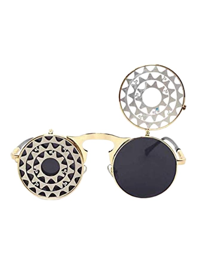Steampunk Round Retro Sunglasses - Image 1