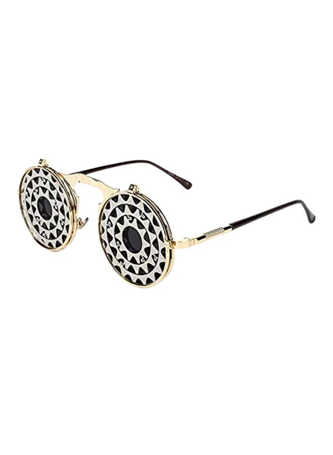 Steampunk Round Retro Sunglasses - Image 2