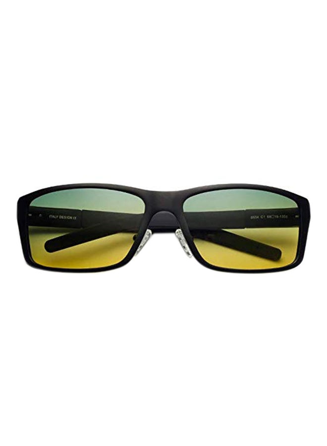 Rectangular UV Protection Metal Sunglasses - Image 1