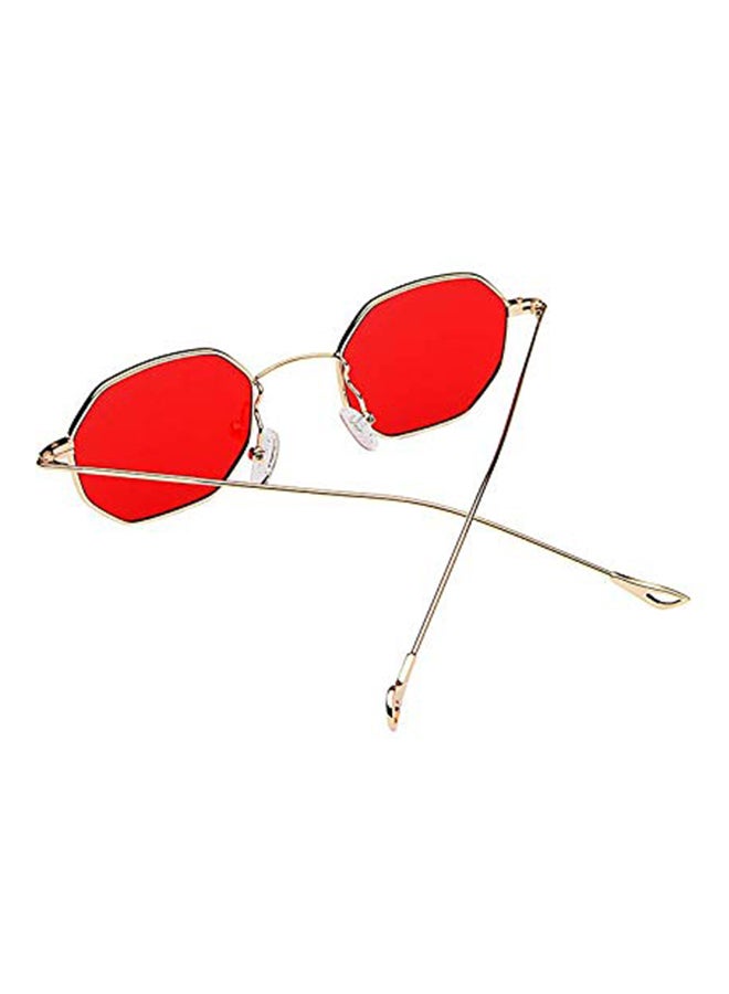 Women's Polarized Hexagon Sunglasses - Image 2