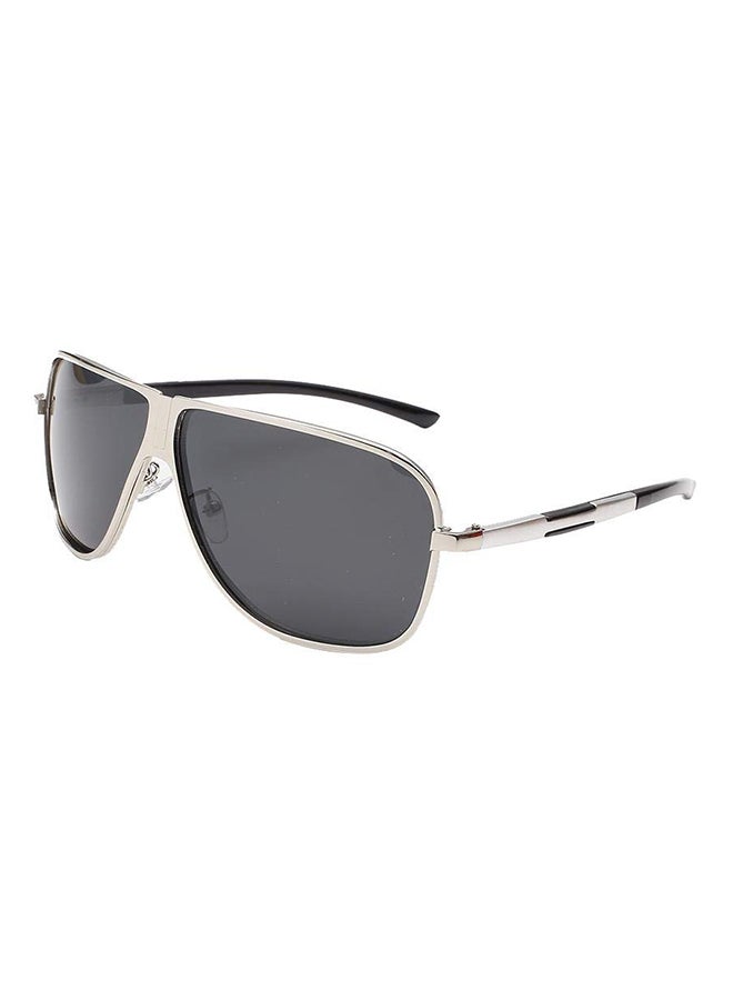 Men's Classic Pilot Polarized Plastic Sunglasses - Image 2
