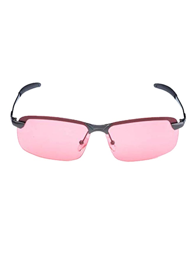 Polarized Night Vision Rectangular Frame Sunglasses