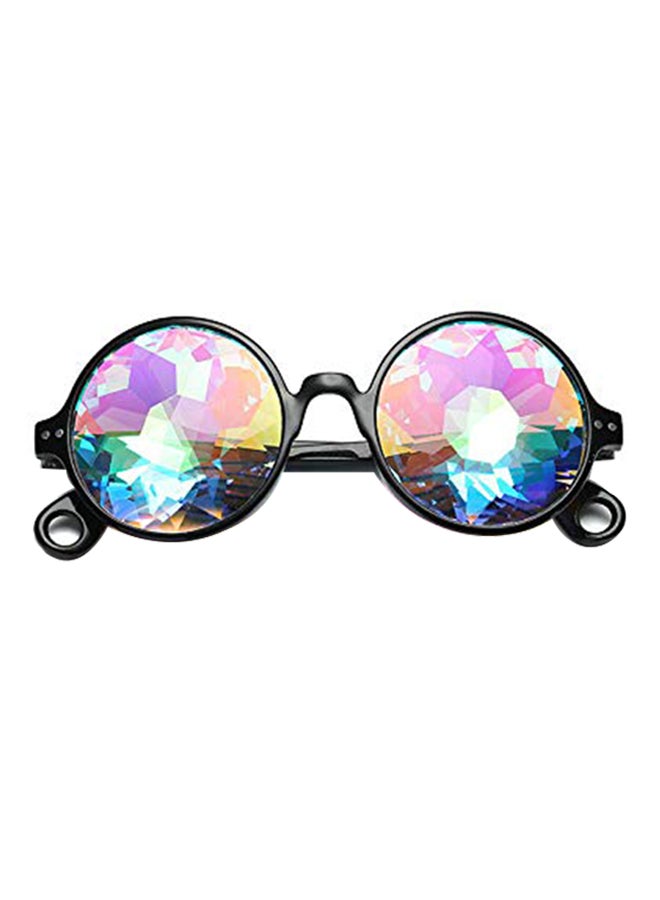 Kaleidoscope Round Rave Diffraction Sunglasses - Image 1