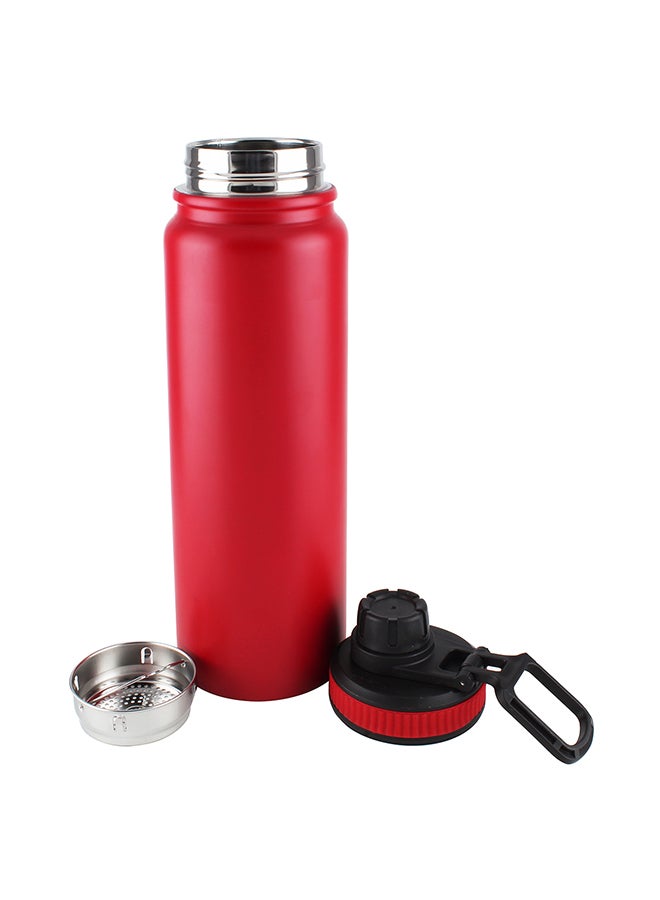Nessan Vacuum Flask Red/Black - Image 2