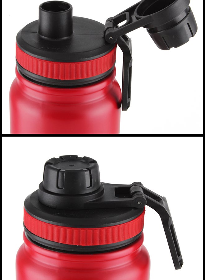Nessan Vacuum Flask Red/Black - Image 4