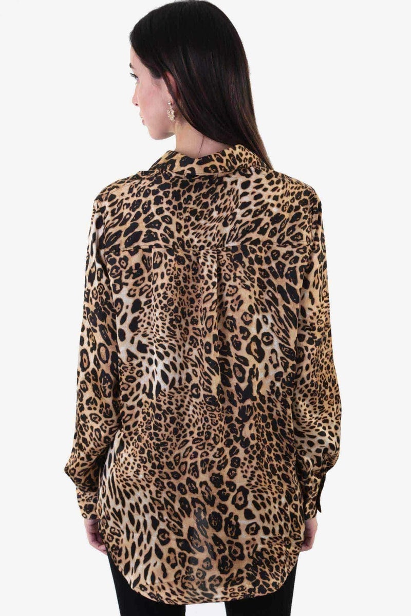 Oversize Blouse Leopard Top Brown - v1566217241/N27305251V_2