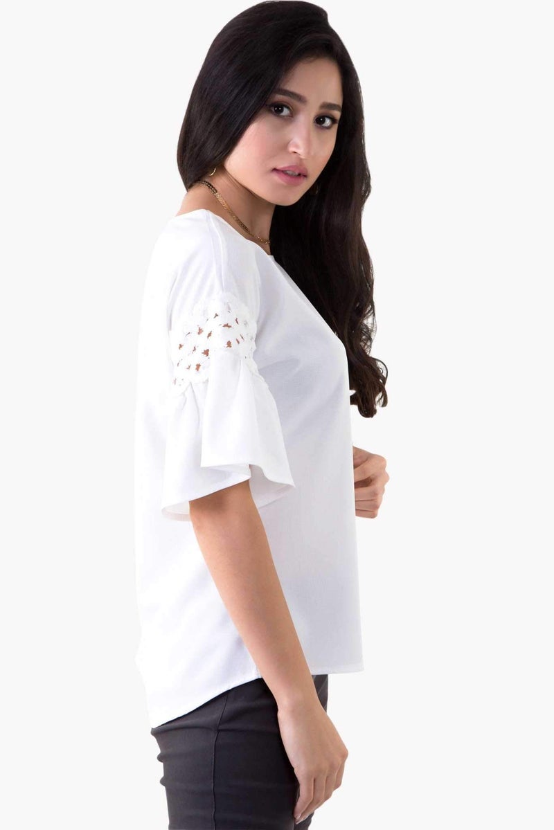Raw Orange Marissa Top White  - Image 3
