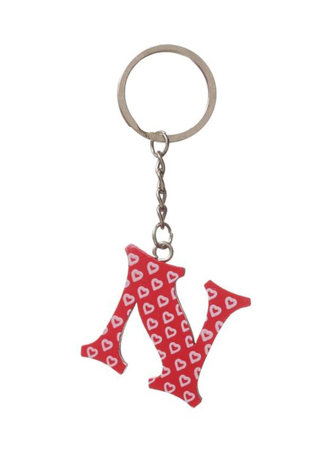 Letter N Keychain