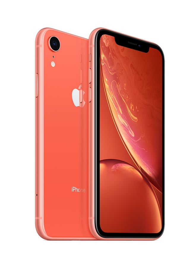 Apple - Refurbished - iPhone XR With FaceTime Orange 128GB 4G LTE - Image 1