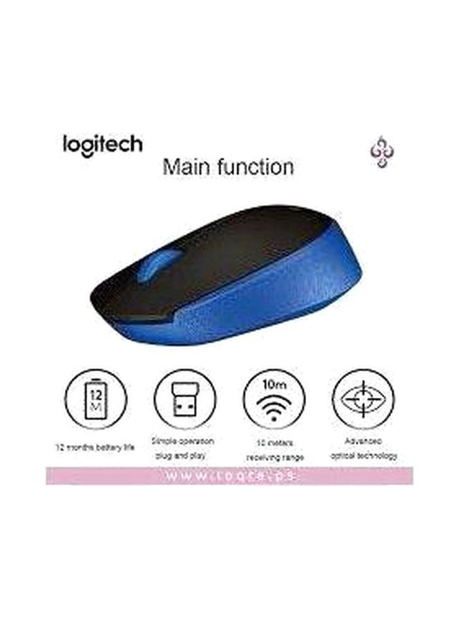 لوجيتيك ماوس لاسلكي ضوئي أسود/أزرق - Image 2