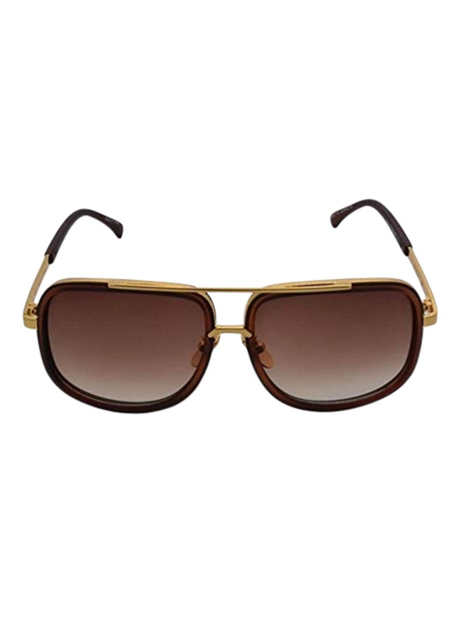 Double Bridge Retro Vintage Pilot Sunglasses - Image 1