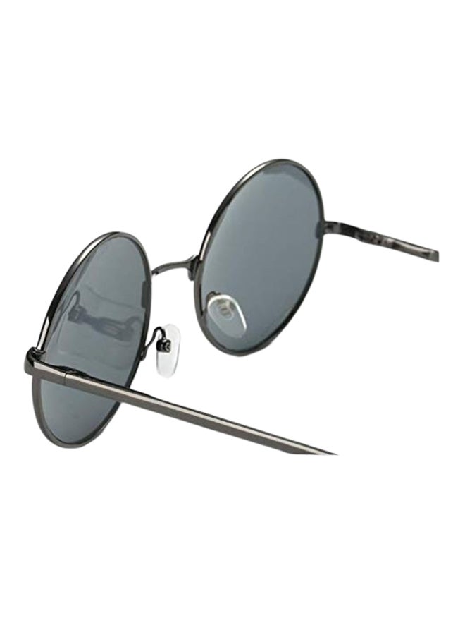 Polarizing Retro Mirror Round Frame Sunglasses - Image 2