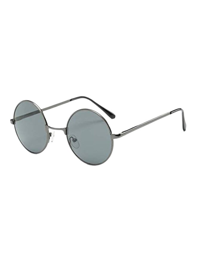 Polarizing Retro Mirror Round Frame Sunglasses - Image 1