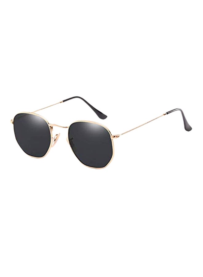 Vintage Retro Metal Style Hexagon Sunglasses - Image 2