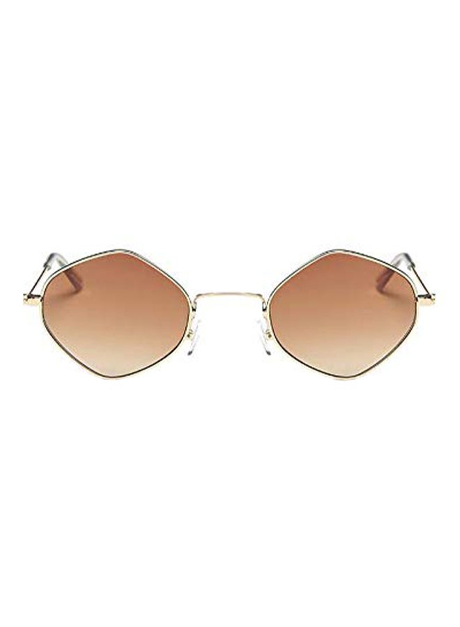 Fashion Metal Frame Hexagon Sunglasses - Image 1