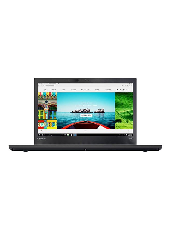 ThinkPad T470 With 14-Inch Display, Core i5 Processor/4GB RAM/500GB SSD/Integrated Graphics Black