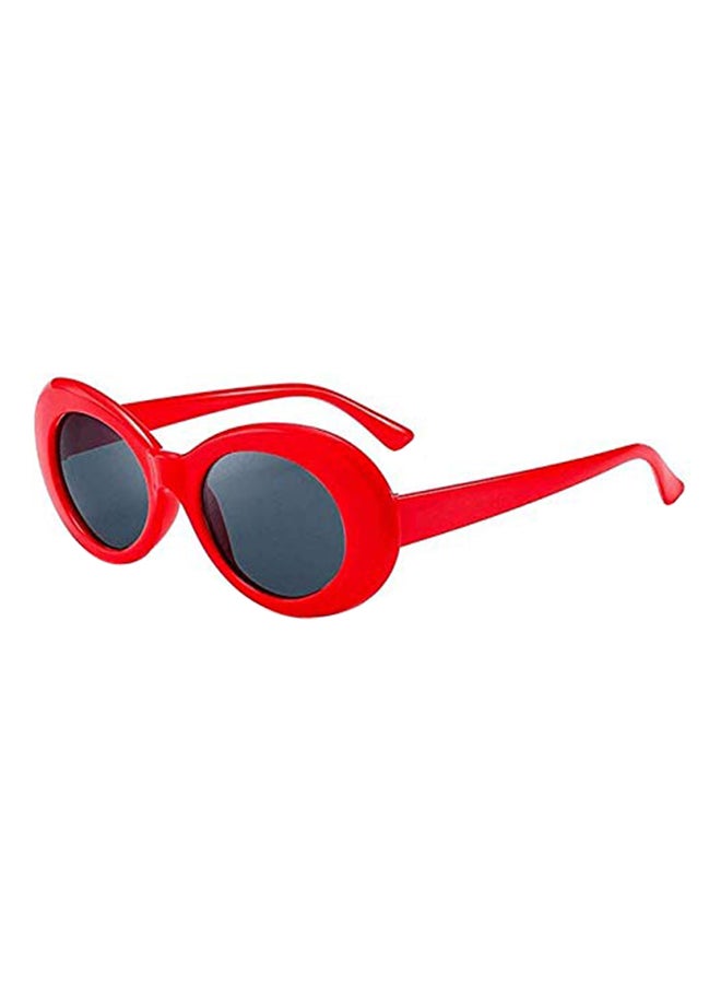Fashion 80S Oval Frame Sunglasses - Image 2