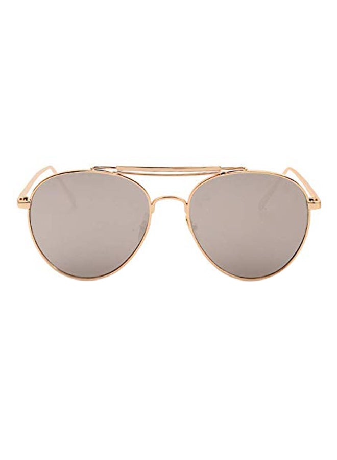 Aviator Fashion Reflective Mirror Sunglasses - Image 1
