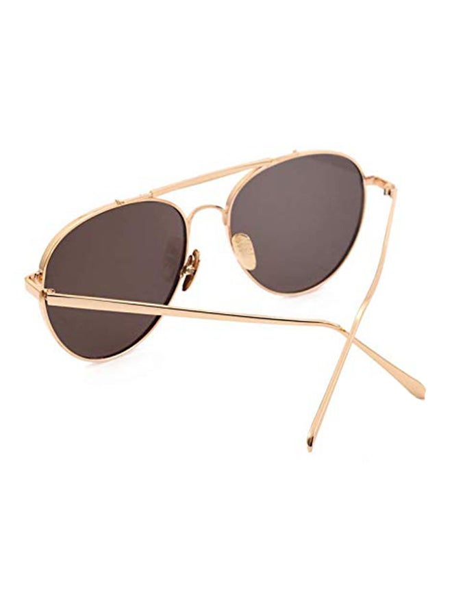 Aviator Fashion Reflective Mirror Sunglasses - Image 3