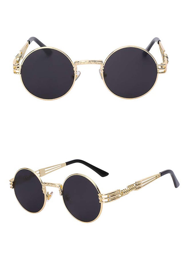 Metal Wrap Eyeglasses Round Shades Brand Designer Sun glasses - Image 2