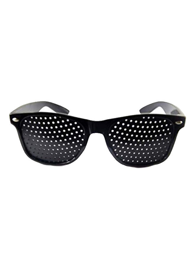 Eyelet Pinhole Square Sunglasses - Image 1