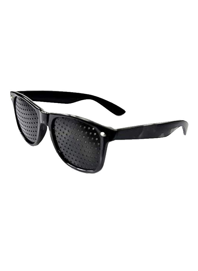 Eyelet Pinhole Square Sunglasses - Image 2