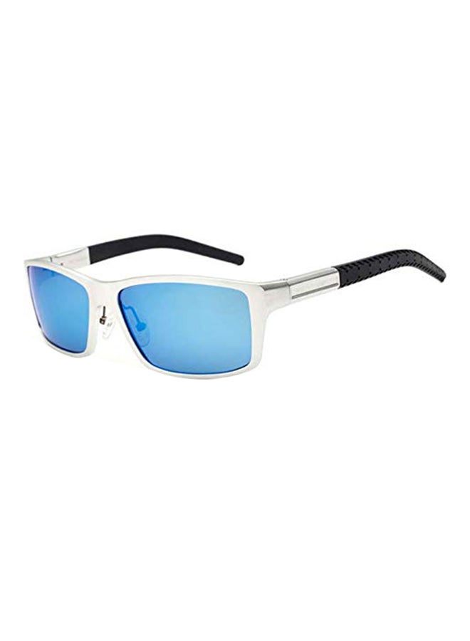 Men's Polarized Driving Rectangle Sunglasses - Image 2
