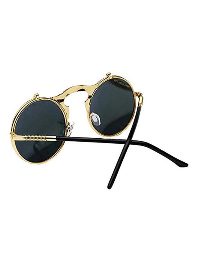 Retro Steam Punk Round Sunglasses - Image 2