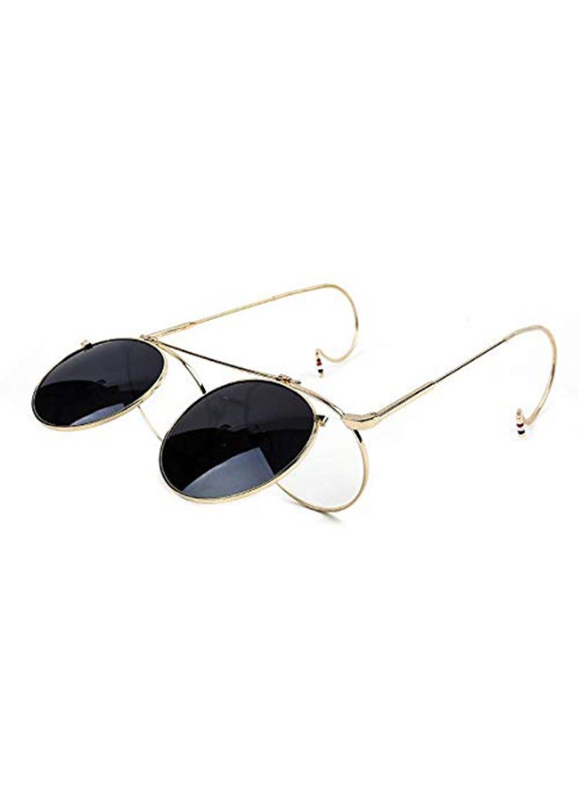 Polaroid UV Protection Vintage Flip Cover Pilot Sunglasses - Image 2