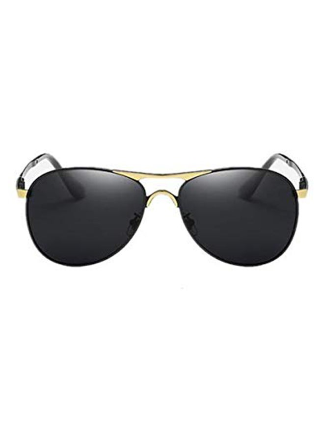 Men's Polarized Oval Frame Sunglasses