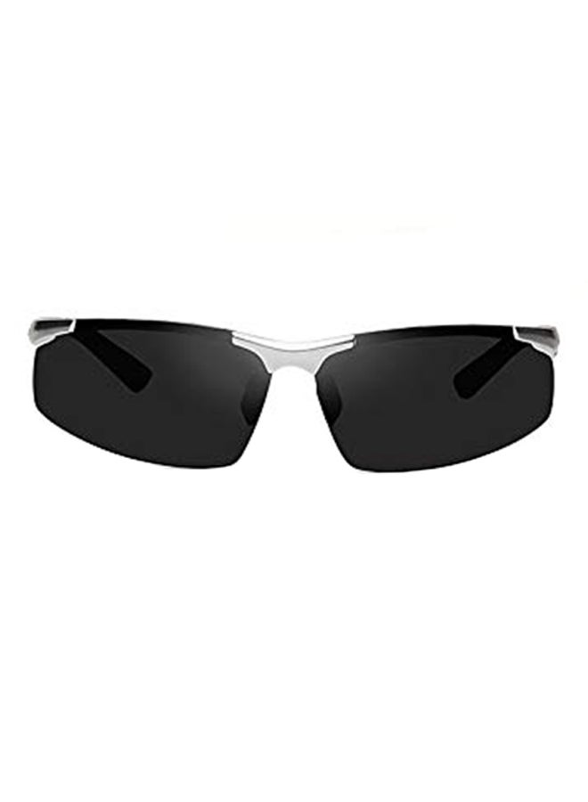 Polarized Night Vision Rectangle Sunglasses - Image 1