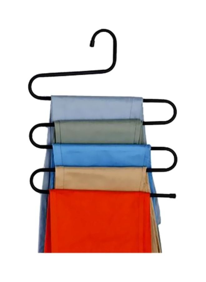 5-Layer Multi-Purpose Hanger Black 35x35centimeter  - Image 3