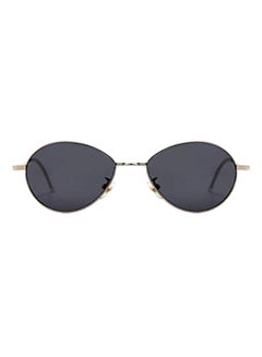 Oval UV Protection Metal Sunglasses