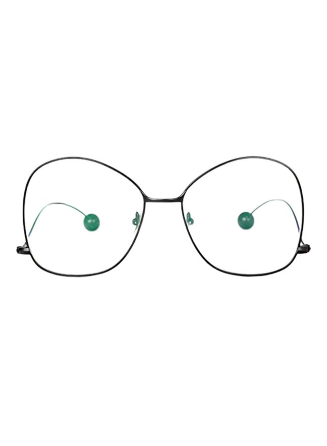 Oversized Frames Flat Glasses