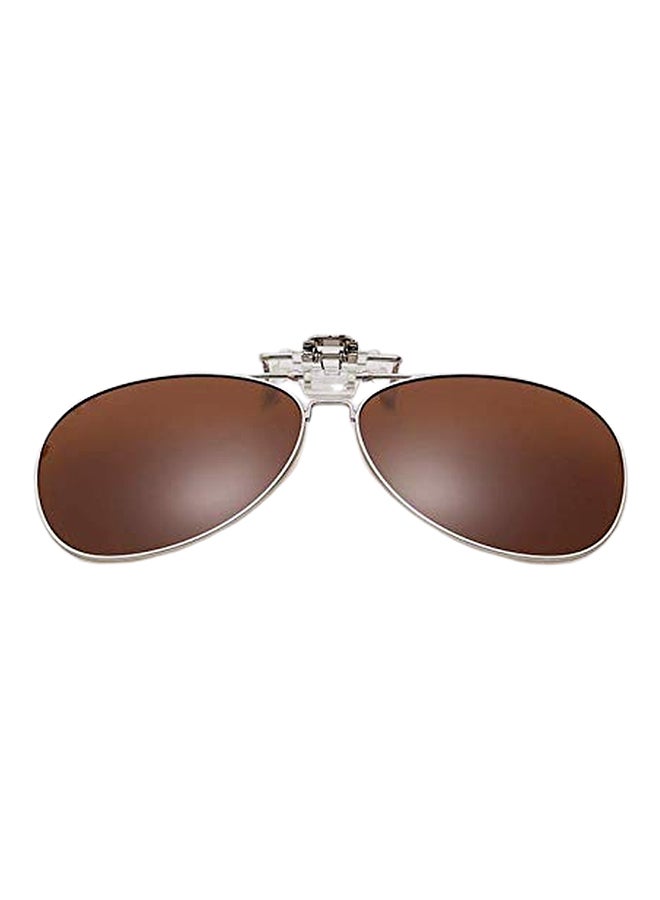 Polarized Pilot Frame Sunglasses - Image 1
