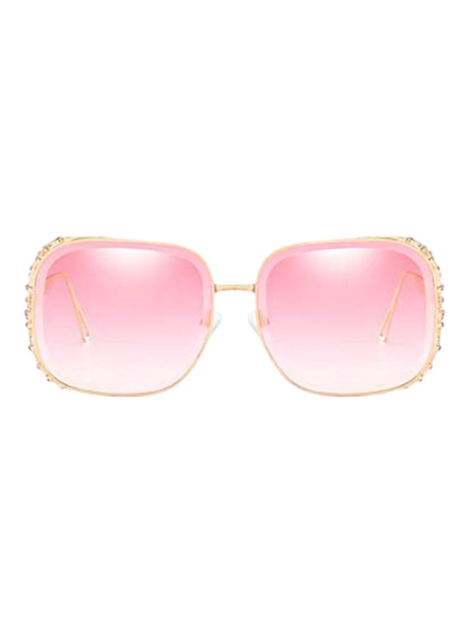 Women's Oversized Metal Sunglasses - Image 1