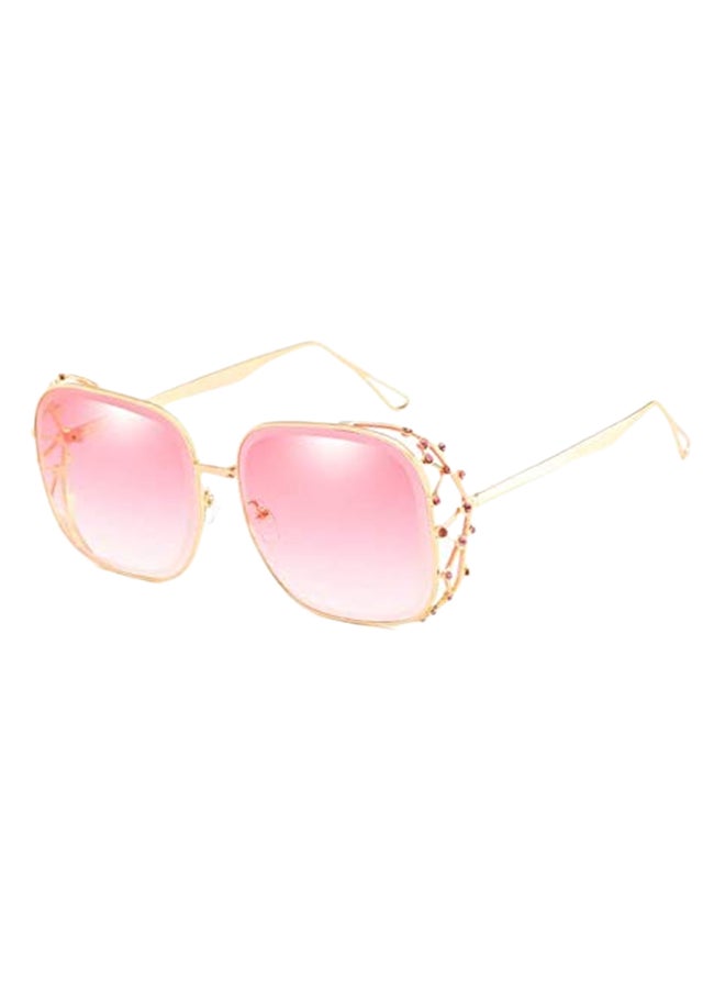 Women's Oversized Metal Sunglasses - Image 2