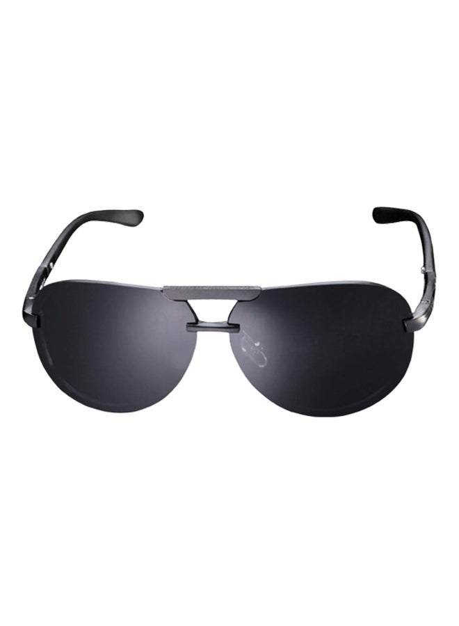 Men's UV400 Oval Frame Sunglasses - Image 1