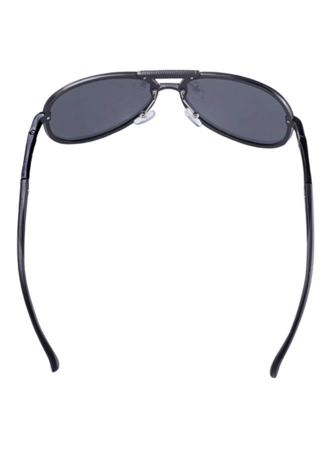 Men's UV400 Oval Frame Sunglasses - Image 2