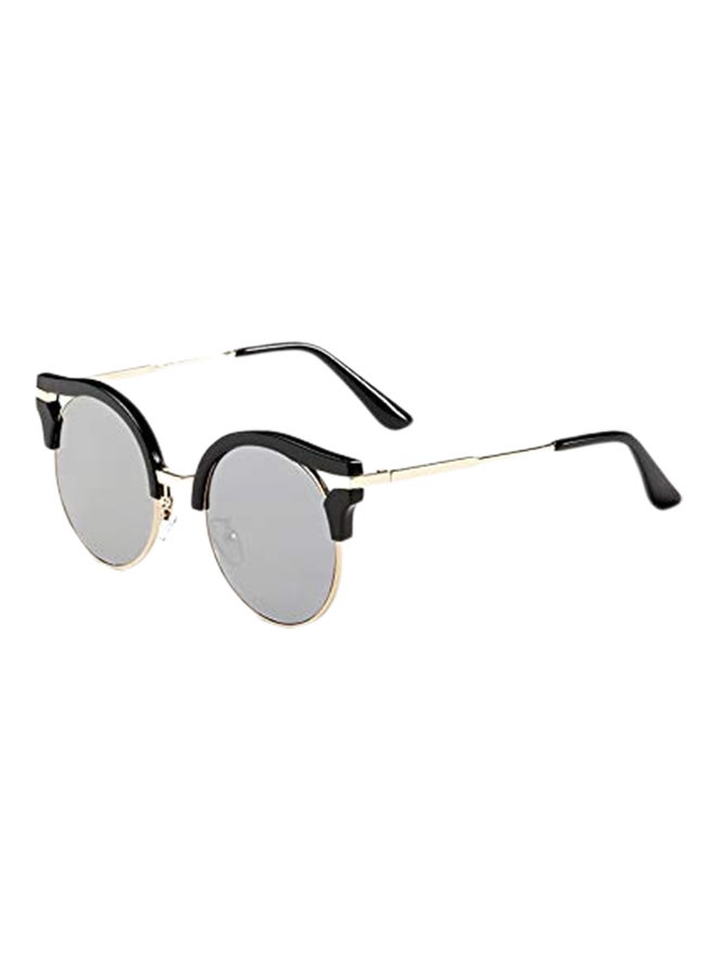 Women's UV Protection Round Frame Sunglasses - Image 2