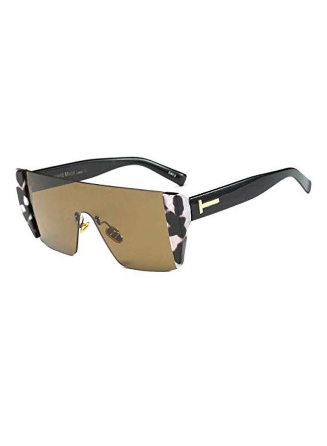 Retro Shield Frame Sunglasses - Image 2