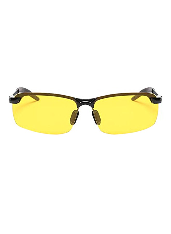 Men's Polarized Rectangle Frame Sunglasses - Image 1