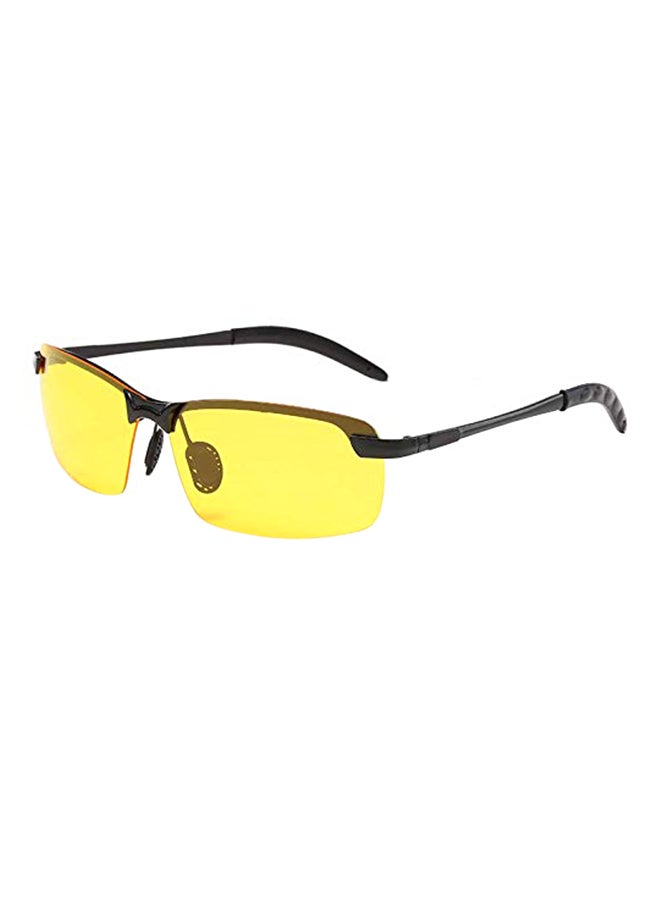 Men's Polarized Rectangle Frame Sunglasses - Image 2