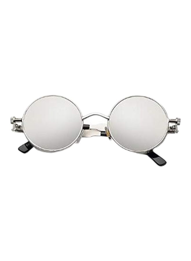 Vintage Anti-UV Polarized Steampunk Round Sunglasses