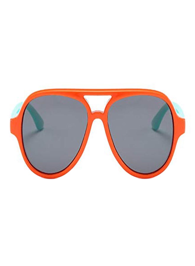 Kids' Fashion Oval UV Protection Metal Sunglasses - Image 1