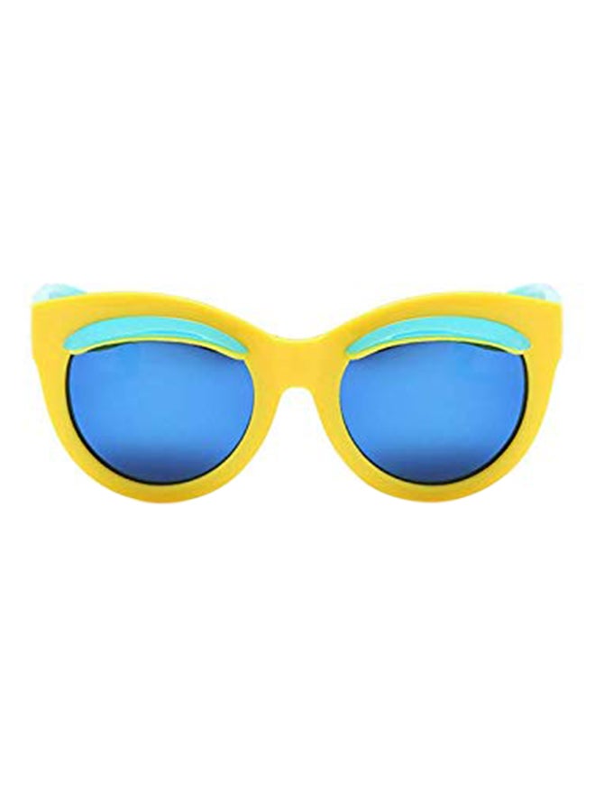 Kids' Oval Polarized Metal Sunglasses