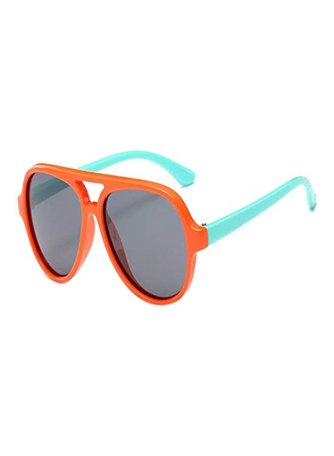 Kids' Fashion Oval UV Protection Metal Sunglasses - Image 2